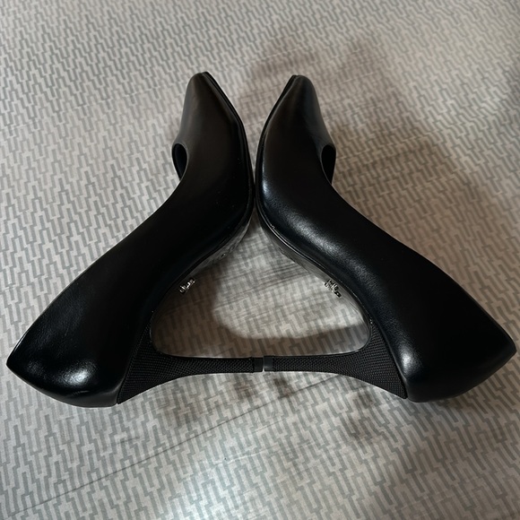 Antonia Saint New York - 3.5” black leather heels cushioned sz: 8 - Picture 8 of 12